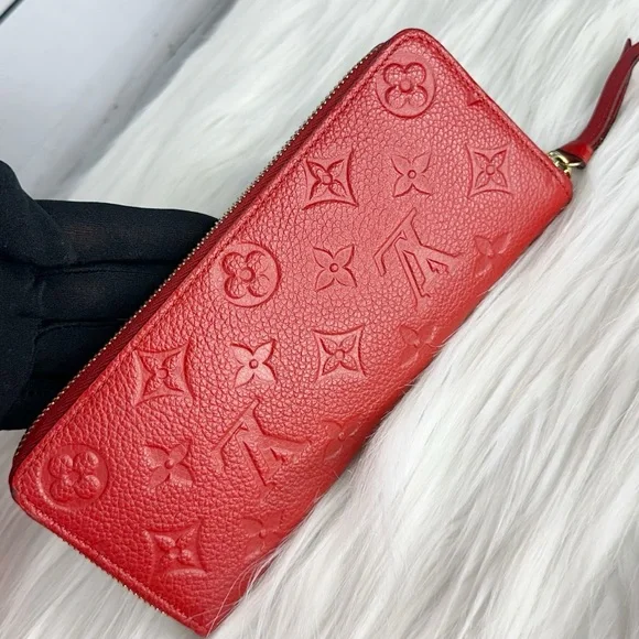 Louis Vuitton Montaigne MM Empreinte Cerise Bag, Wallet & Scarf BUNDLE โฅ๏ธ - Picture 14 of 16